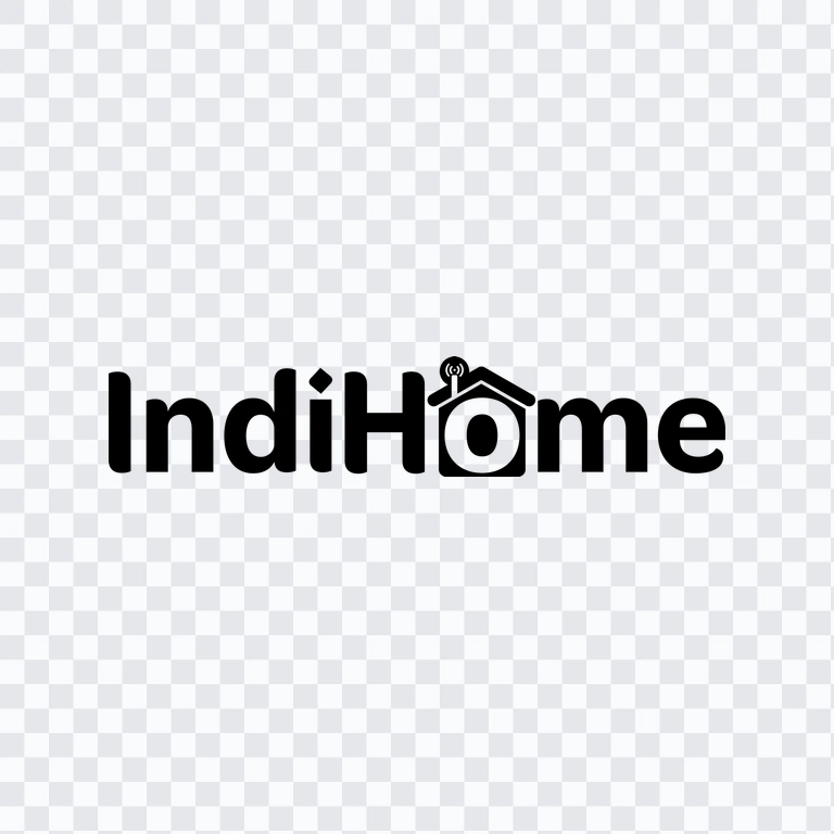 logo Indihome hitam PNG
