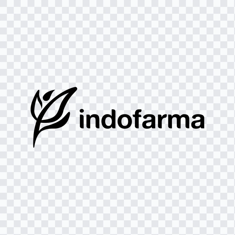 Indofarma black logo PNG