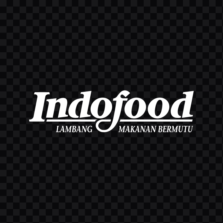 Indofood With Slogan white logo SVG