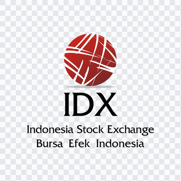 Indonesia Stock Exchange (IDX) colored logo PNG