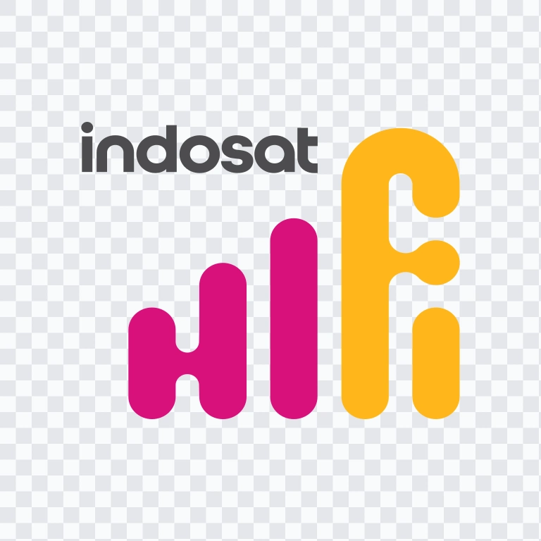 Indosat Hifi colored logo SVG