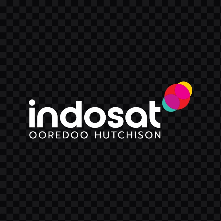 Indosat Ooredoo Hutchison white logo SVG
