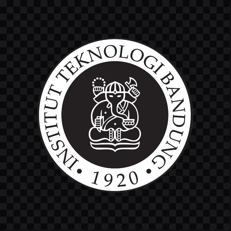 logo Institut Teknologi Bandung (ITB) putih SVG