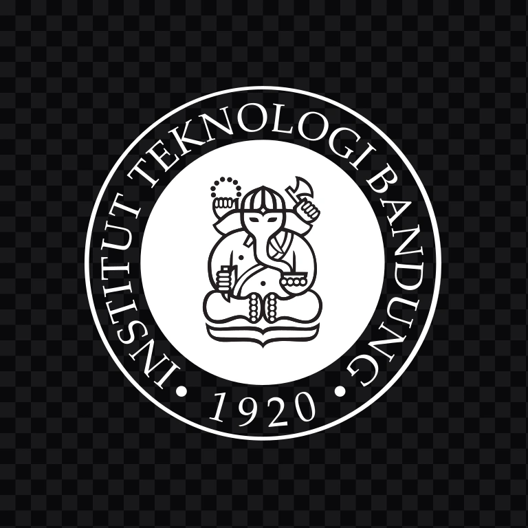 logo Institut Teknologi Bandung (ITB) putih SVG
