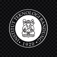 Institut Teknologi Bandung (ITB) white logo SVG