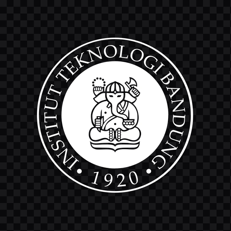 logo Institut Teknologi Bandung (ITB) putih SVG