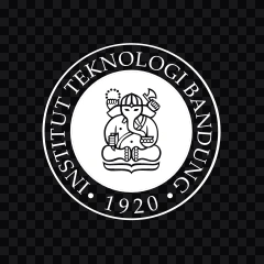 Institut Teknologi Bandung (ITB) white logo SVG