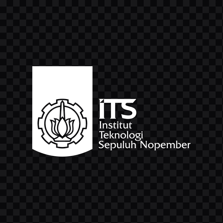 Institut Teknologi Sepuluh Nopember (ITS) white logo SVG