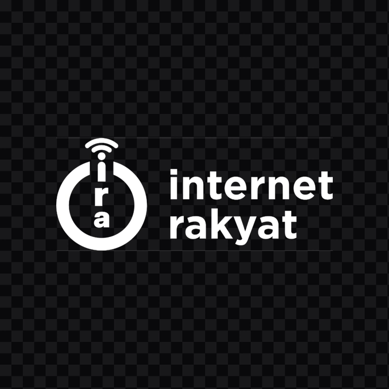 Internet Rakyat white logo PNG