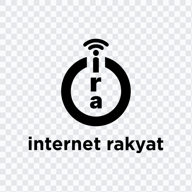 Internet Rakyat Vertical black logo SVG