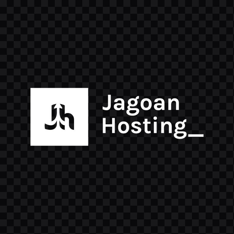 Jagoan Hosting white logo PNG