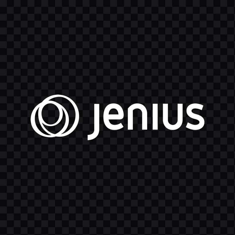 Jenius white logo PNG