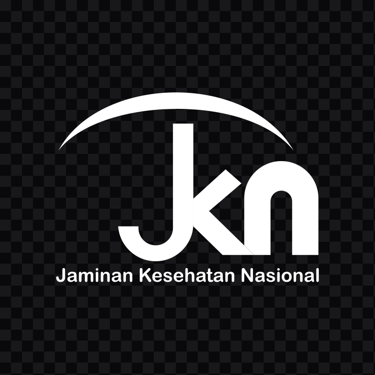 JKN (Jaminan Kesehatan Nasional) white logo SVG