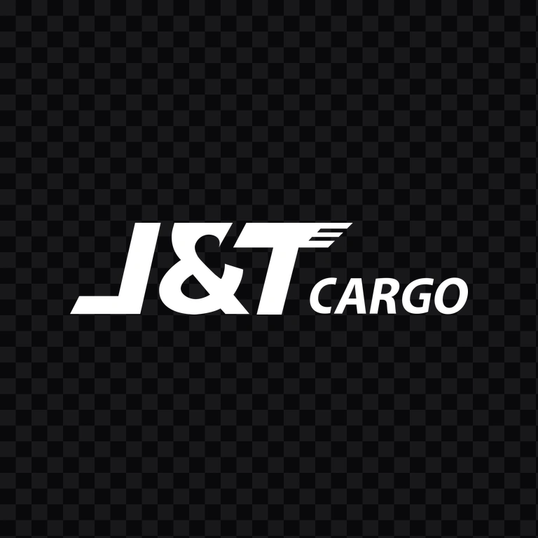 J&T Cargo white logo PNG