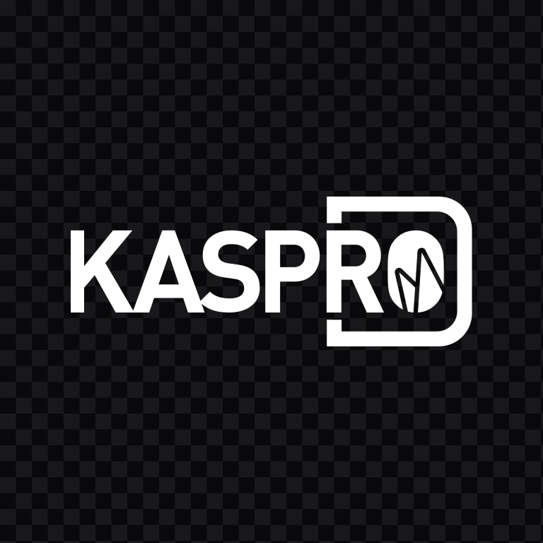 KasPro white logo SVG