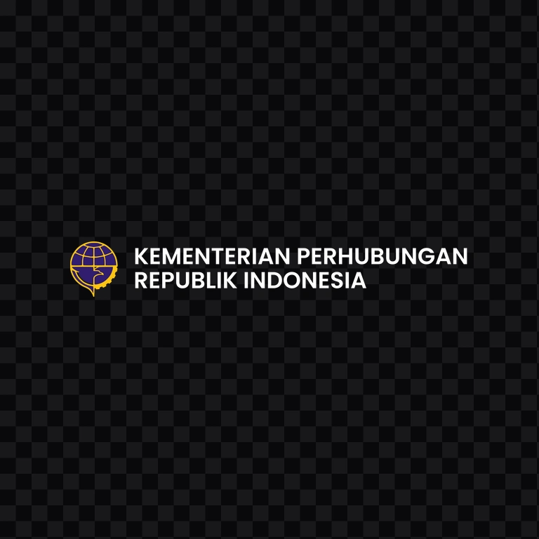 Kementerian Perhubungan (Kemenhub) light logo PNG