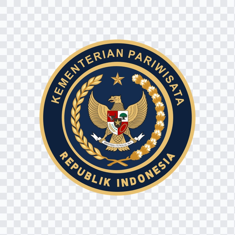 Kementerian Pariwisata (Kemenpar) colored logo PNG
