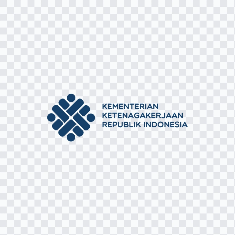 Kementerian Ketenagakerjaan / Kemnaker colored logo PNG