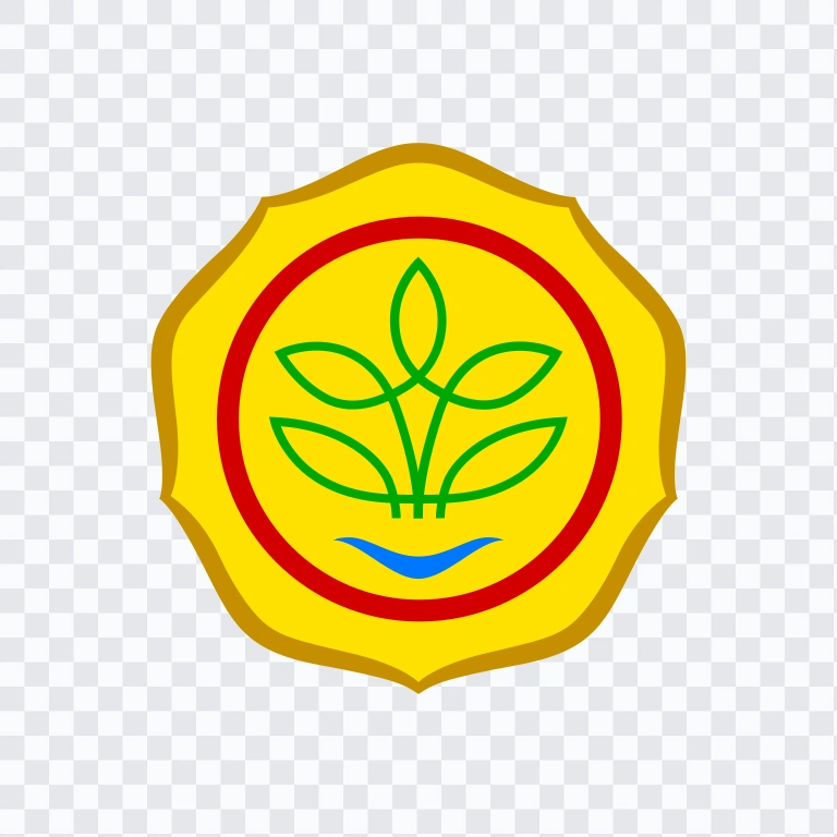 Kementerian Pertanian RI colored logo PNG