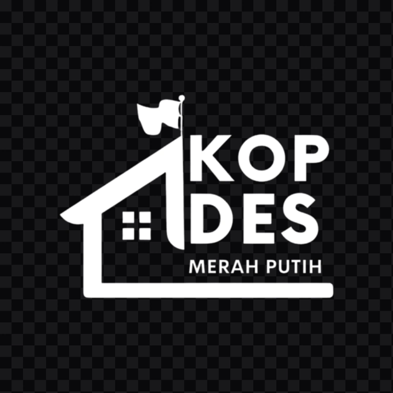 Koperasi Desa Merah Putih / Kopdes white logo PNG