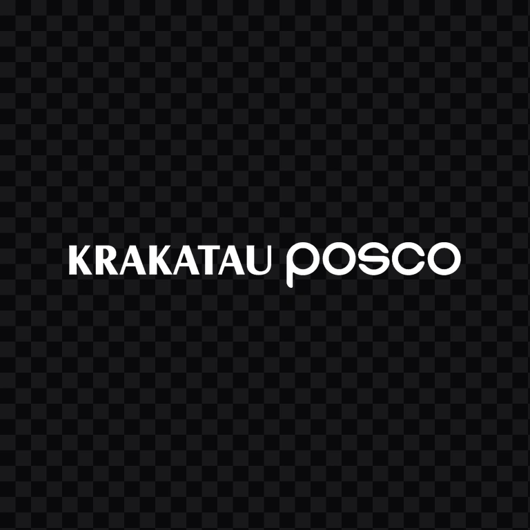 logo Krakatau Posco putih PNG