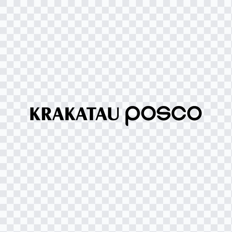 logo Krakatau Posco hitam PNG