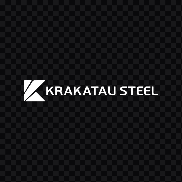 logo Krakatau Steel putih SVG
