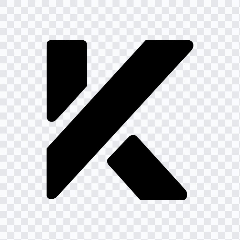 Kredivo black icon PNG