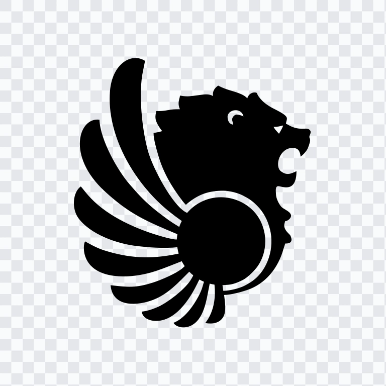 Lion Air black logo mark SVG