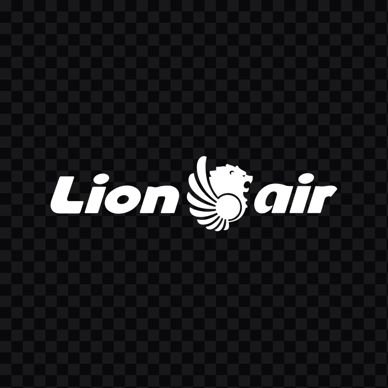 Lion Air white logo SVG