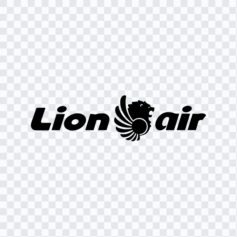 Lion Air black logo SVG