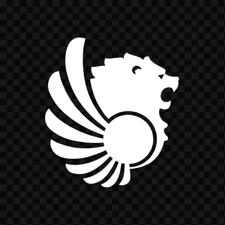 Lion Parcel white icon PNG