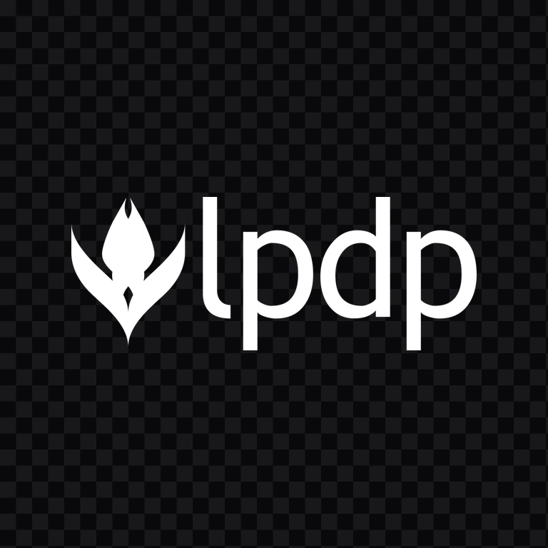 LPDP white logo PNG