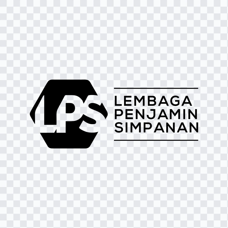 logo LPS (Lembaga Penjamin Simpanan) hitam SVG