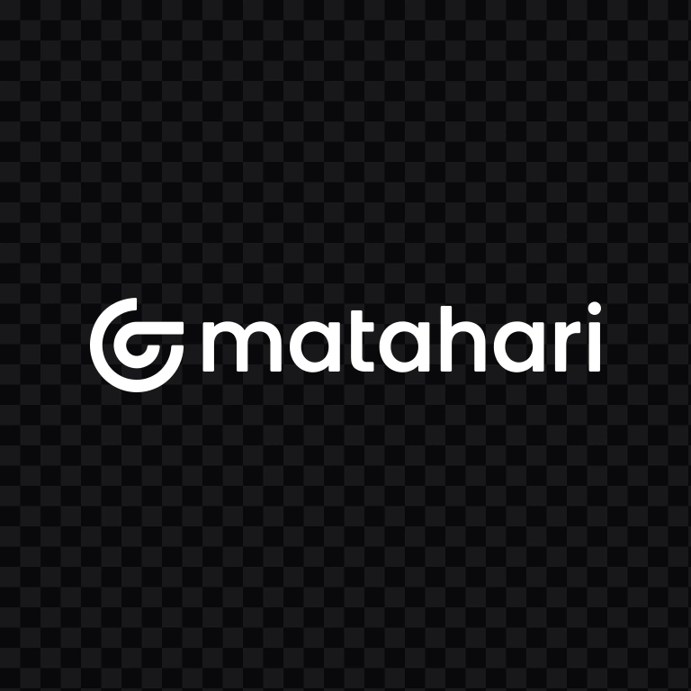 Matahari white logo SVG