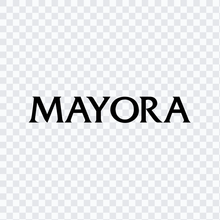 Mayora Indah black wordmark SVG