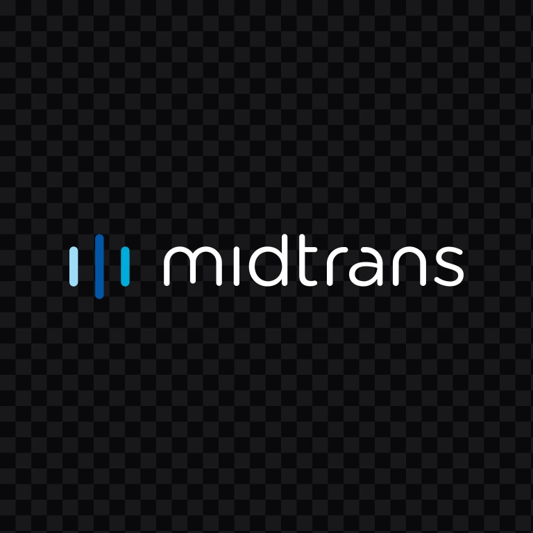 Midtrans white logo SVG