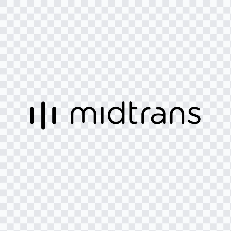 Midtrans black logo PNG