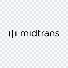 Midtrans black logo PNG