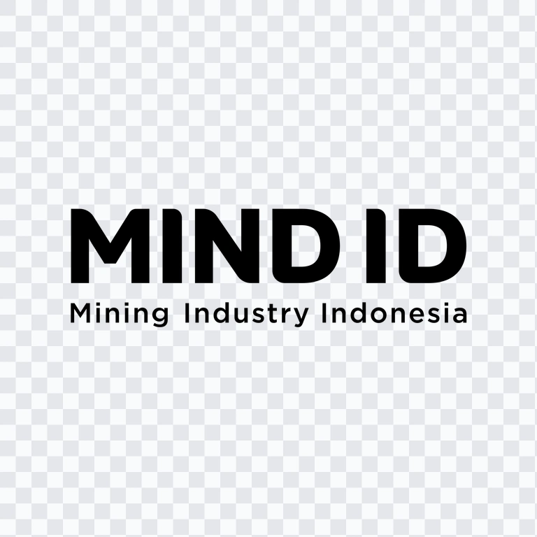 Mining Industry Indonesia / MIND ID black wordmark PNG