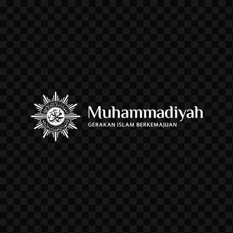 Muhammadiyah white logo SVG