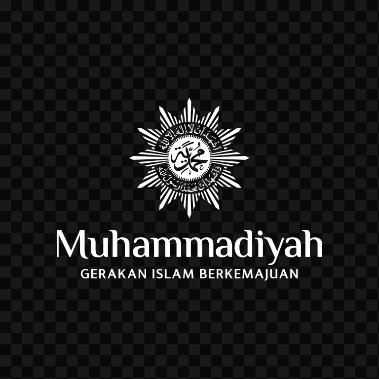 Muhammadiyah white logo SVG
