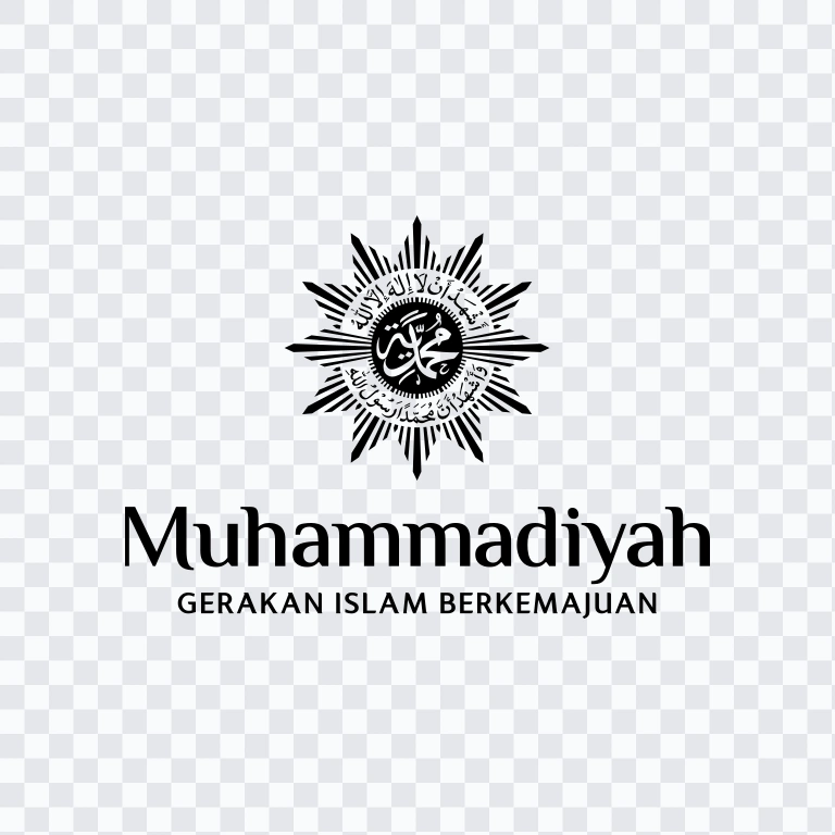 Muhammadiyah black logo SVG