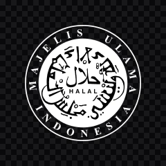 logo MUI (Majelis Ulama Indonesia) putih SVG