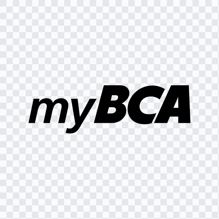 myBCA black logo SVG