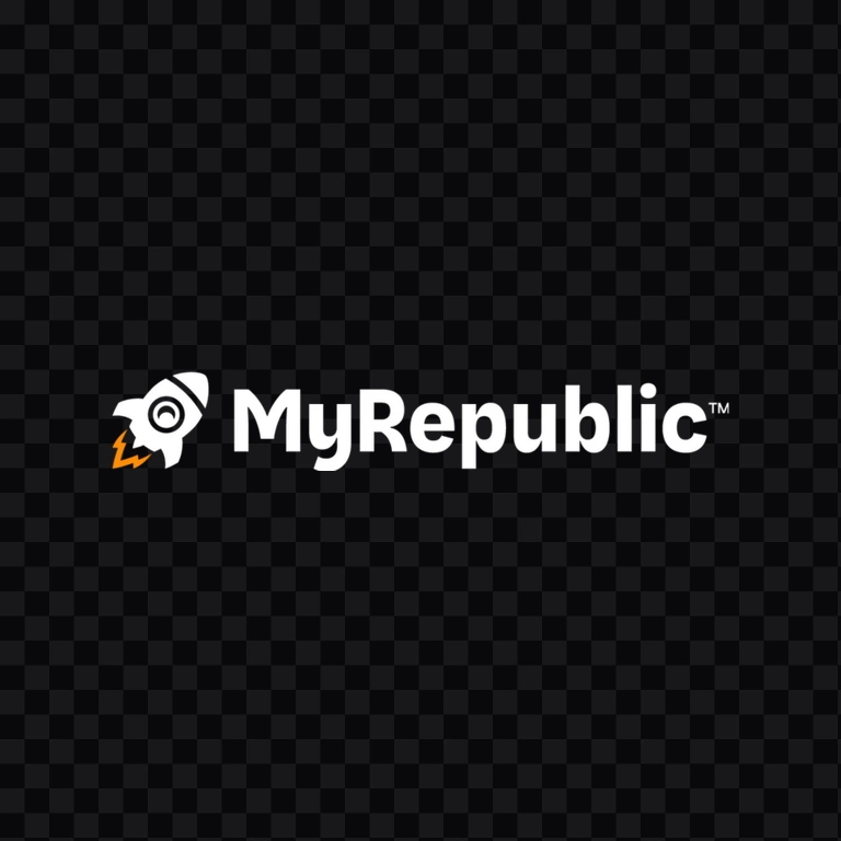 MyRepublic white logo PNG