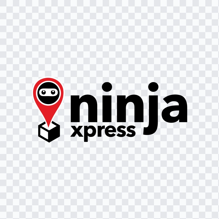 Ninja Xpress black logo SVG