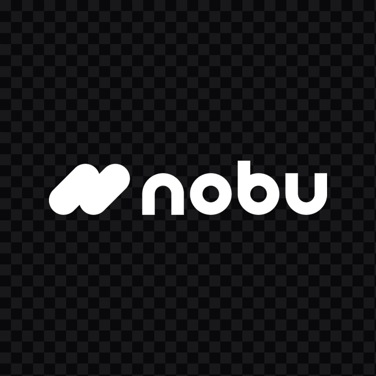 Nobu Bank white logo PNG