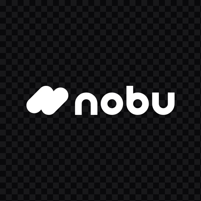 Nobu Bank Horizontal white logo SVG