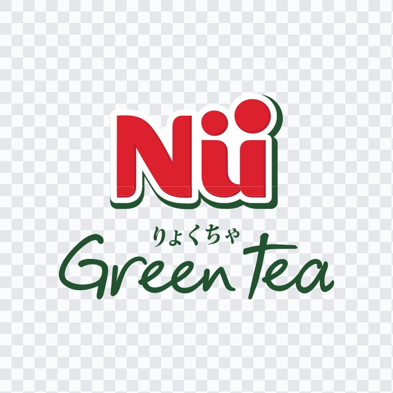 Nu Green Tea colored logo SVG